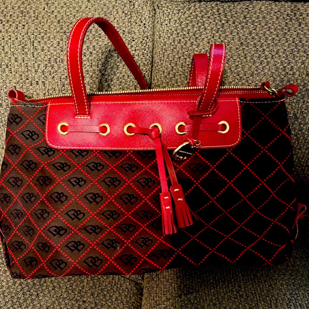 Vintage Dooney & Bourke Red Handbag